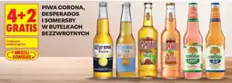 Biedronka Piwa Corona, Desperados i Somersby w butelkach bezzwrotnych oferta