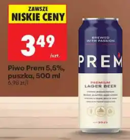 Biedronka Piwo Prem oferta