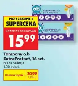 Biedronka Tampony o.b ExtraProtect oferta