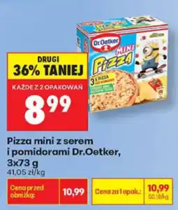 Biedronka Pizza mini z serem i pomidorami Dr.Oetker oferta