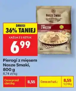 Biedronka Pierogi z mięsem Nasze Smaki oferta