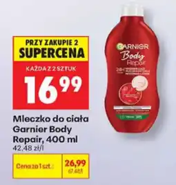Biedronka Mleczko do ciała Garnier Body Repair oferta