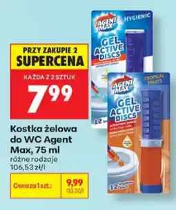 Biedronka Kostka żelowa do WC Agent Max oferta