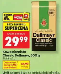 Biedronka Kawa ziarnista Classic Dallmayr oferta