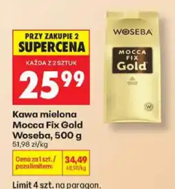 Biedronka Kawa mielona Mocca Fix Gold Woseba oferta
