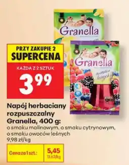 Biedronka Napój herbaciany rozpuszczalny Granella oferta