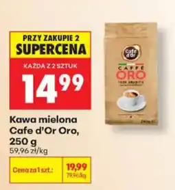 Biedronka Kawa mielona Cafe d'Or Oro oferta