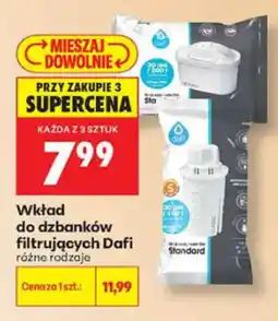 Biedronka Wkład do dzbanków filtrujących Dafi oferta