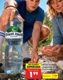 Biedronka Woda źródłana niegazowana Żywiec Zdrój oferta