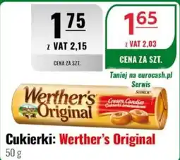 Eurocash Cukierki: Werther's Original oferta