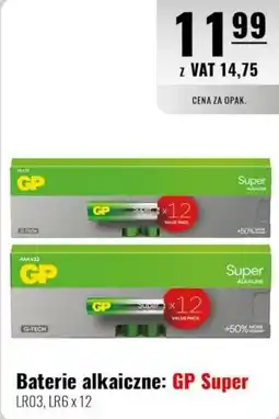 Eurocash Baterie alkaiczne: GP Super oferta