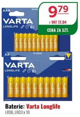 Eurocash Baterie: Varta Longlife oferta