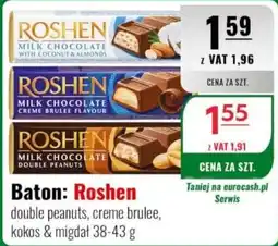 Eurocash Baton: Roshen double peanuts, creme brulee, kokos & migdał oferta