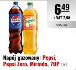 Eurocash Napój gazowany: Pepsi, Pepsi Zero, Mirinda, 7UP oferta