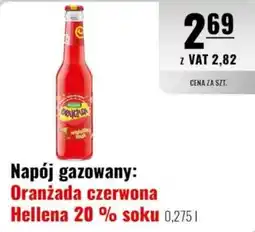 Eurocash Oranżada czerwona Hellena 20 % soku oferta
