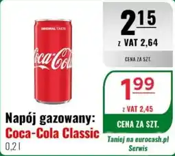 Eurocash Napój gazowany: Coca-Cola Classic oferta