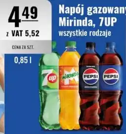 Eurocash Napój gazowany Mirinda, 7UP wszystkie rodzaje oferta