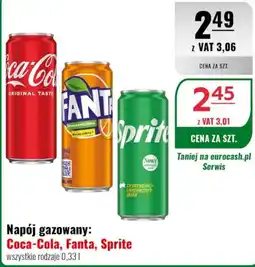 Eurocash Napój gazowany: Coca-Cola, Fanta, Sprite oferta