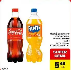 Napój gazowany COCA-COLA, FANTA, SPRITE