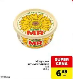 Carrefour Market Margaryna SŁYNNE ROŚLINNE MR oferta