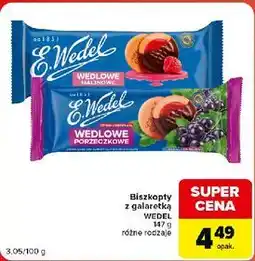 Carrefour Market Biszkopty z galaretką Wedel oferta
