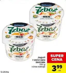 Carrefour Market Jogurt 7 ZBÓŻ MEN BAKOMA oferta