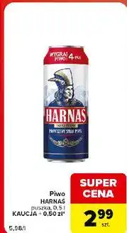 Carrefour Market Piwo Harnaś oferta