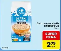 Carrefour Market Płatki owsiane górskie CARREFOUR oferta