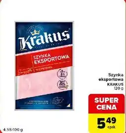 Carrefour Market Szynka eksportowa Krakus oferta