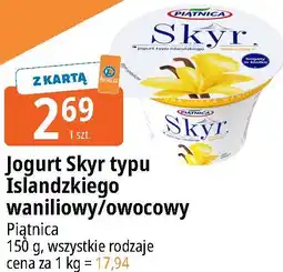 E.Leclerc Jogurt Skyr typu Islandzkiego waniliowy/owocowy Piątnica oferta