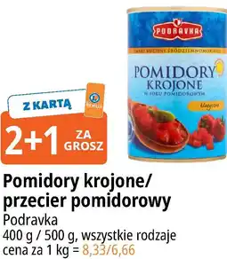 E.Leclerc Pomidory krojone/przecier pomidorowy Podravka oferta