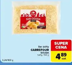 Carrefour Market Ser żółty CARREFOUR GOUDA tarty oferta