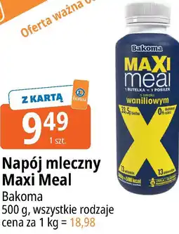 E.Leclerc Napój mleczny Maxi Meal Bakoma oferta