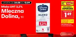 Biedronka Mleko UHT 3,2% Mleczna Dolina oferta