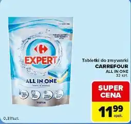 Carrefour Market Tabletki do zmywarki CARREFOUR ALL IN ONE 32 szt oferta