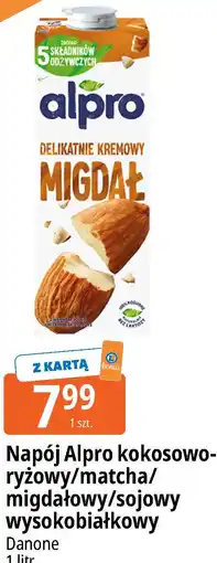 E.Leclerc Napój Alpro kokosowo-ryżowy/matcha/migdałowy/sojowy wysokobiałkowy oferta