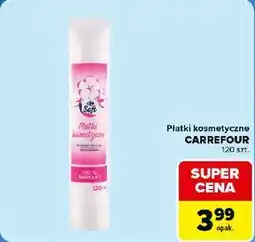 Carrefour Market Płatki kosmetyczne CARREFOUR 120 szt oferta
