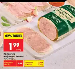 Biedronka Konserwa wojskowa Pamso oferta