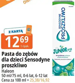 E.Leclerc Pasta do zębów dla dzieci Sensodyne proszkliwo oferta