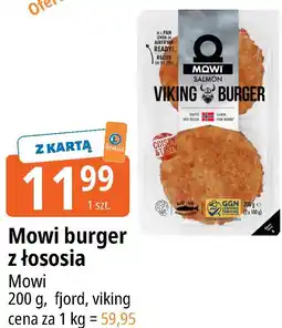 E.Leclerc Mowi burger z łososia oferta