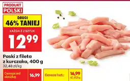 Biedronka Paski z fileta z kurczaka oferta