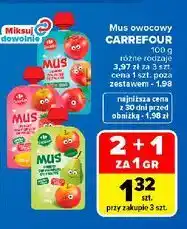 Carrefour Mus jabłko Carrefour Sensation oferta