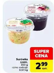 Carrefour Surówka z buraka cebulą Simpl oferta