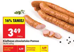 Biedronka Kiełbasa słowiańska Pamso oferta