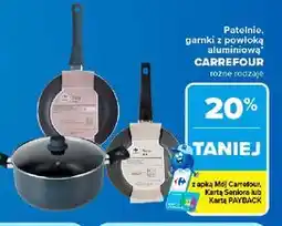 Carrefour Patelnia aluminiowa 20 cm Carrefour Home oferta