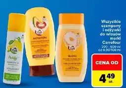 Carrefour Szampon do włosów z ekstraktem awokado i masłem shea Carrefour Soft oferta