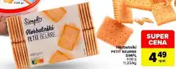 Carrefour Herbatniki petit beurre Simpl oferta