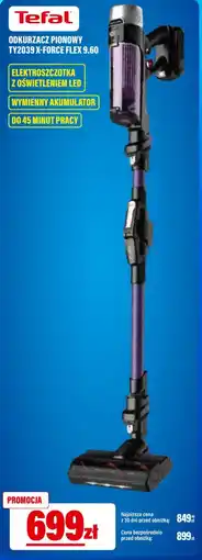 RTV EURO AGD Odkurzacz Pionowy Tefal X-FORCE FLEX 9.60 oferta
