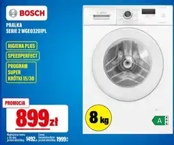 RTV EURO AGD Pralka Bosch Serie 2 WGE03201PL oferta