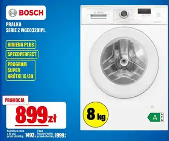 Pralka Bosch Serie 2 WGE03201PL